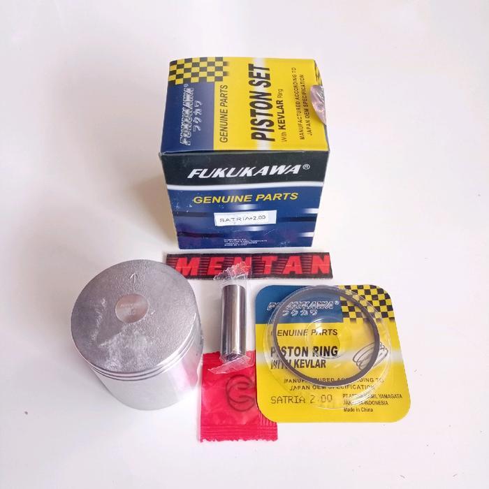 Piston Kit Os 200 Satria 2 Tak Lumba Hiu Kotak Slcm