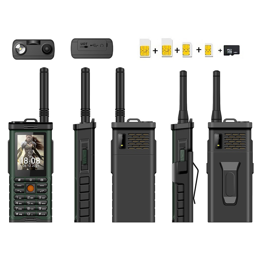 A89Z Rugged Outdoor Mobile Phone Big Power Long Standby Antenna Good Signal Four Sim Cards 3D Box
