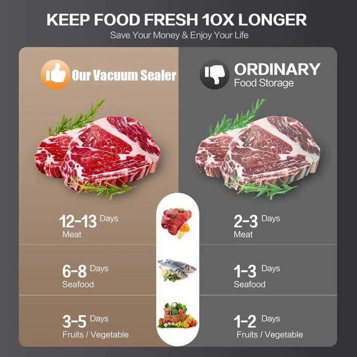 Vacuum Sealer Portable Food Vacuum Sealer Otomatis Basah Dan Kering Food Sealer Vacuum Preservation