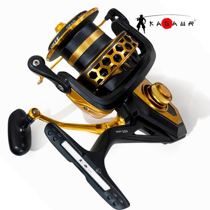 Reel Pancing Jumbo Kagawa 12000Reel Besar OnewayMetal Body5+1Bb