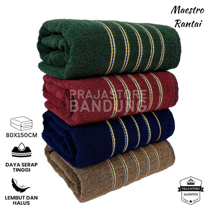 NEW Handuk Mandi Dewasa Jumbo Size 80x150 Maestro Rantai Tebal Lembut Menyerap Air Anduk Haduk
