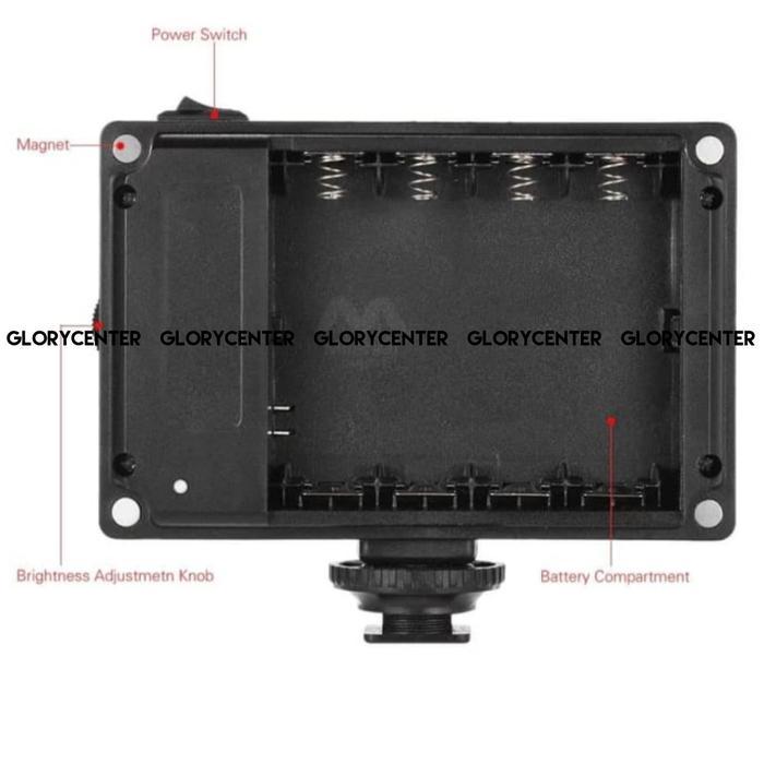 Video Lighting Led Ft-112 Lampu Studio 112 Led Ulanzi Andoer Kamera