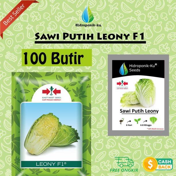 Benih/Bibit Sawi Putih Leony (100 biji) Cap Panah Merah Hidroponik ku