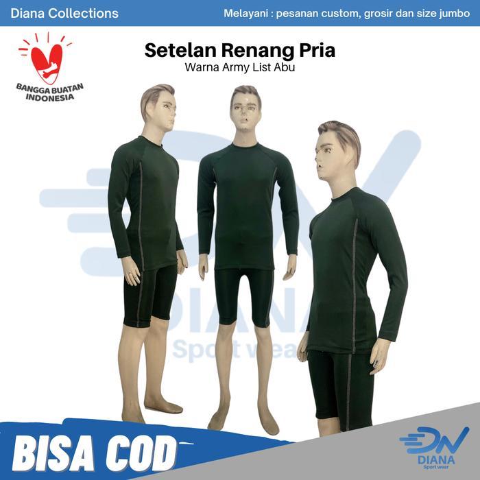 SUITNESS baju renang muslim baju renang pria dewasa pakaian renang pria