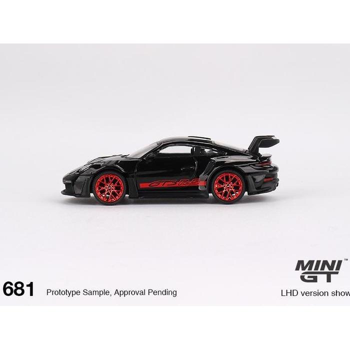 MINIGT 628 Lancia Stratos HF 1975 Rally Sanremo Winner - 681 Porsche 911 992 GT3 RS Black Pyro Red -