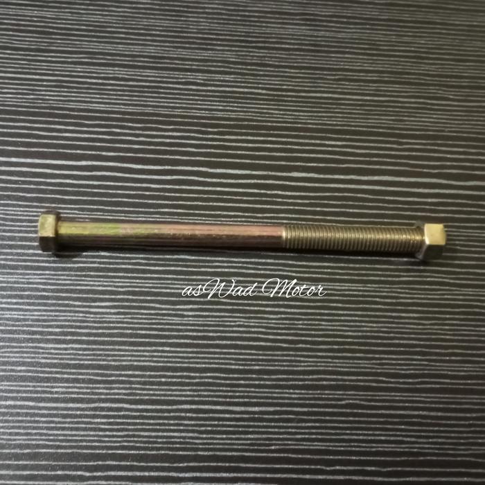 Baut Mur Kuning M8X120Mm Universal / Baut Mur Panjang 12 Cm Baut Kunci 12 Mur Kunci 12 Universal