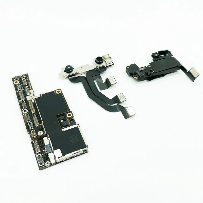 Original Motherboard for iPhone XS Max, Face ID, IOS System, Main Logic Board, Clean iCloud, 64GB,