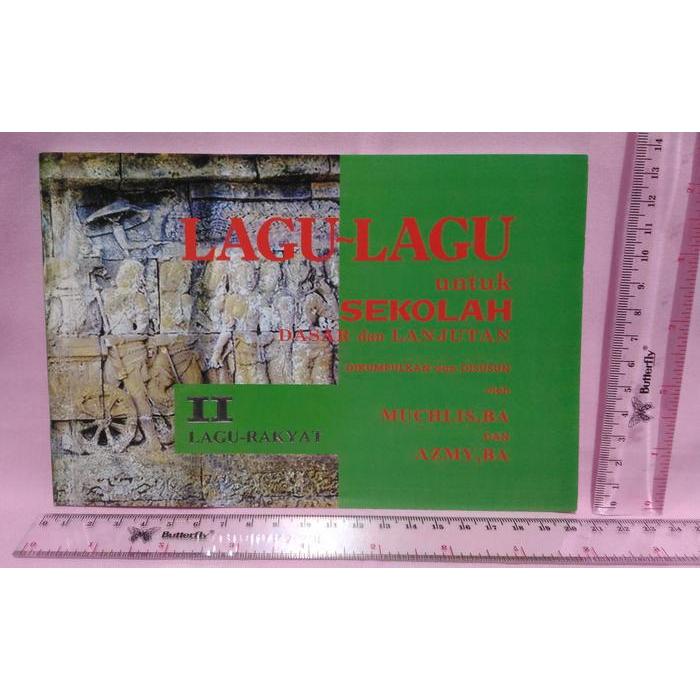 Buku Musik Lagu-lagu Lagu Daerah Lagu Rakyat dan Lagu Wajib Nusantara ada Not Angkanya Panduan