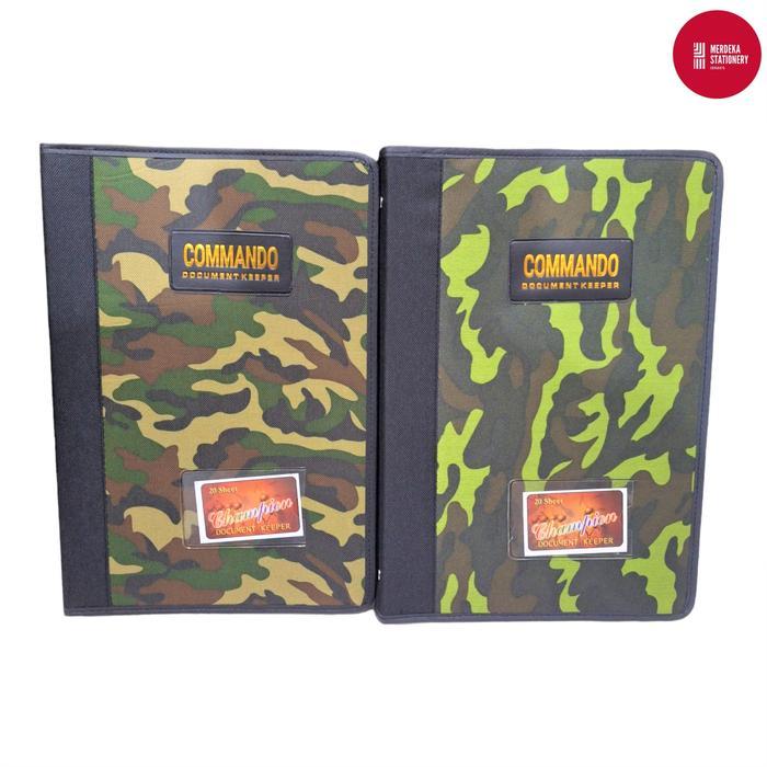 Sale Dokumen/Document Keeper Map Resleting Commando Folio/F4 Kain 20 Lembar