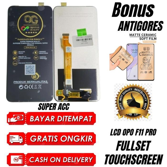 LCD TOUCHSCREEN OPO F11 PRO FULLSET ORIGINAL OG SUPER