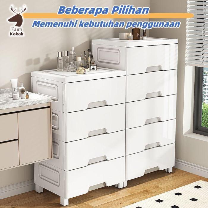 50CM-Besar Laci Kabinet Drawer Storage Cabinet Ukuran besar Lemari Pakaian Laci Plastik Kabinet