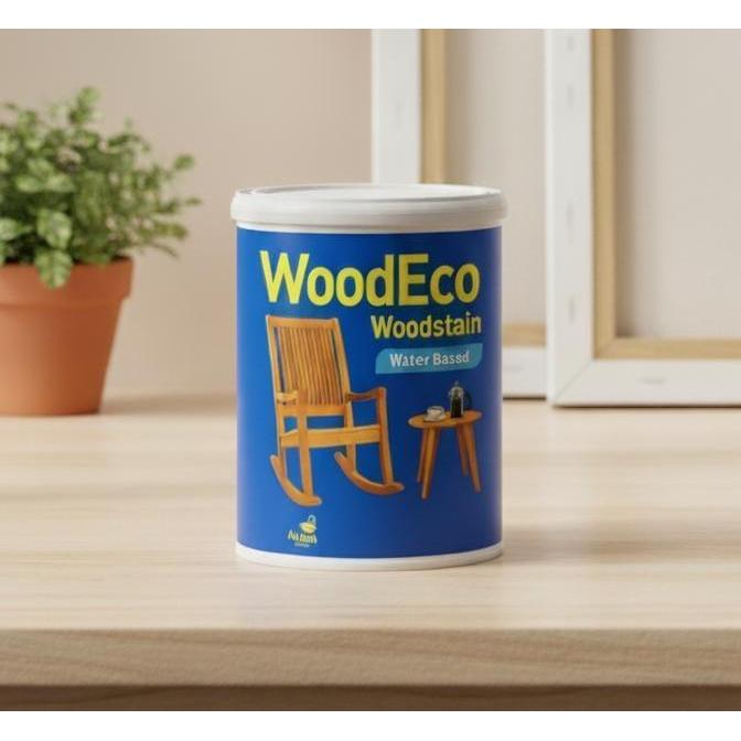 LENKOTE Politur WoodStain Woodeco Vernis Kayu Wood Stain Eco1 Lt Liter