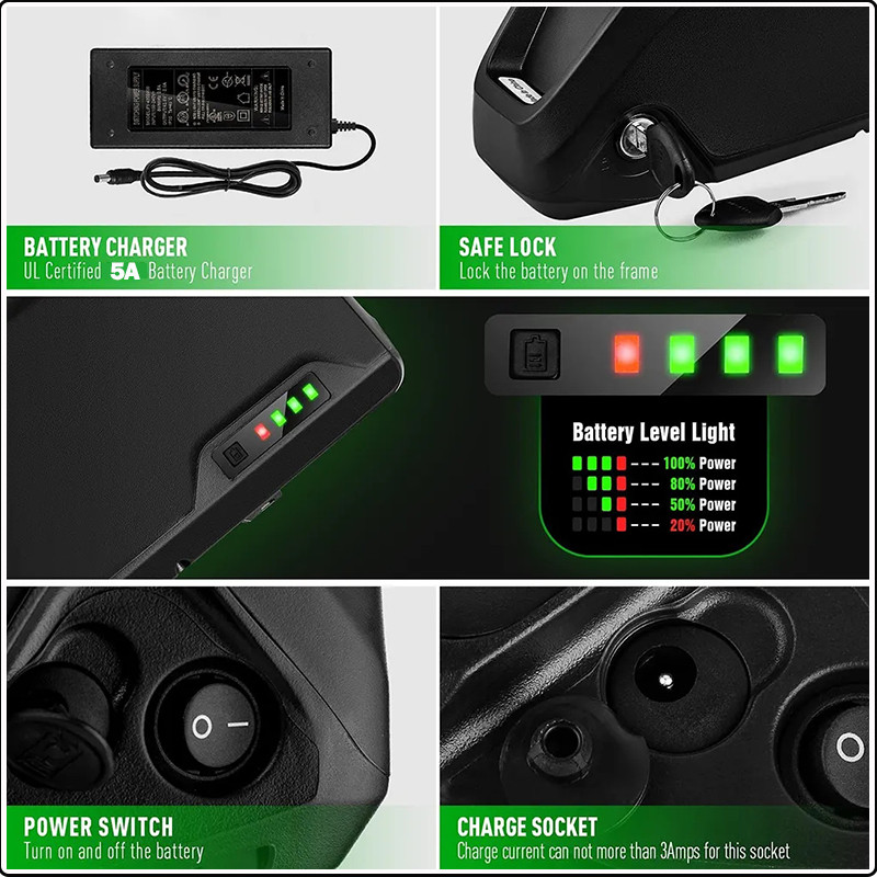 Electric Bicycle battery Hailong 48v 50ah Polly7 chamrider 30ah 48v 1000w 40ah para scooter 48v 45ah