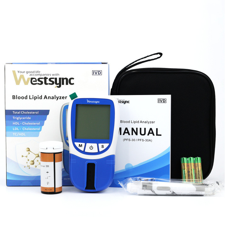 5 In1 Blood Lipid Analyzer Total Cholesterol (TC)&High Density Lipoprotein Cholesterol (HDL) &Trigly