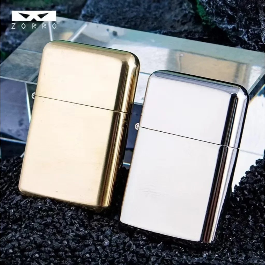 ZORRO's New Z790 Original Copper Lighter, Peony Double-sided Engraved Lighter, ZORRO Third