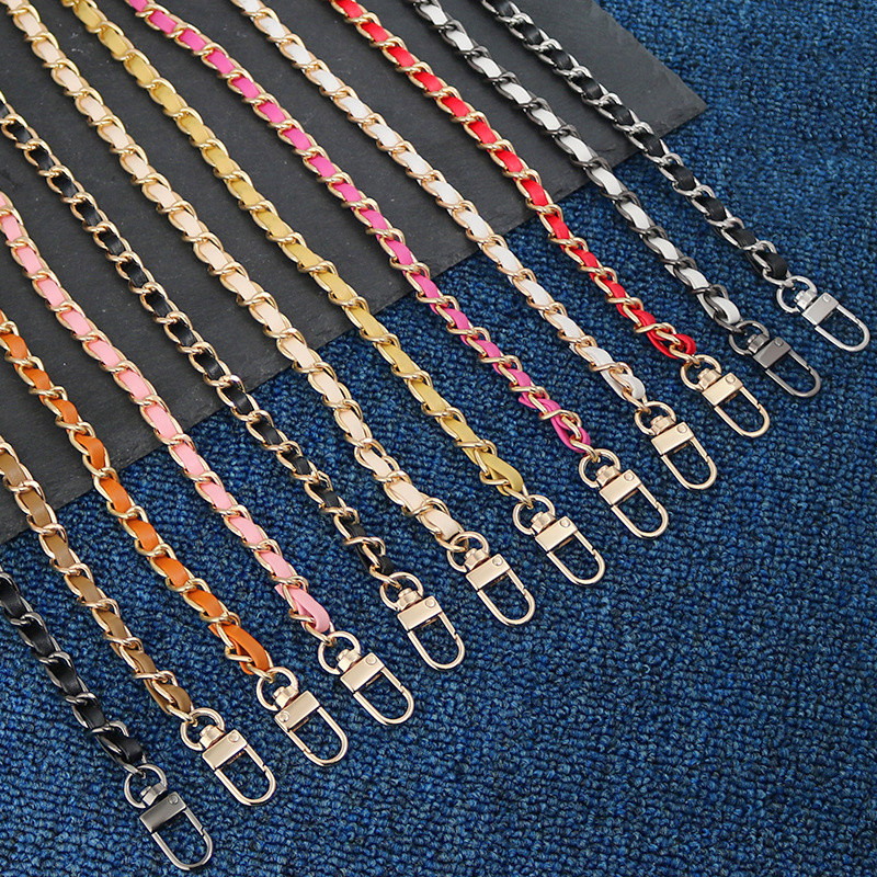 Multicolor Bag Chain Accessories Gold Silver Women Shoulder Bag Chain Metal Bag Chain Strap