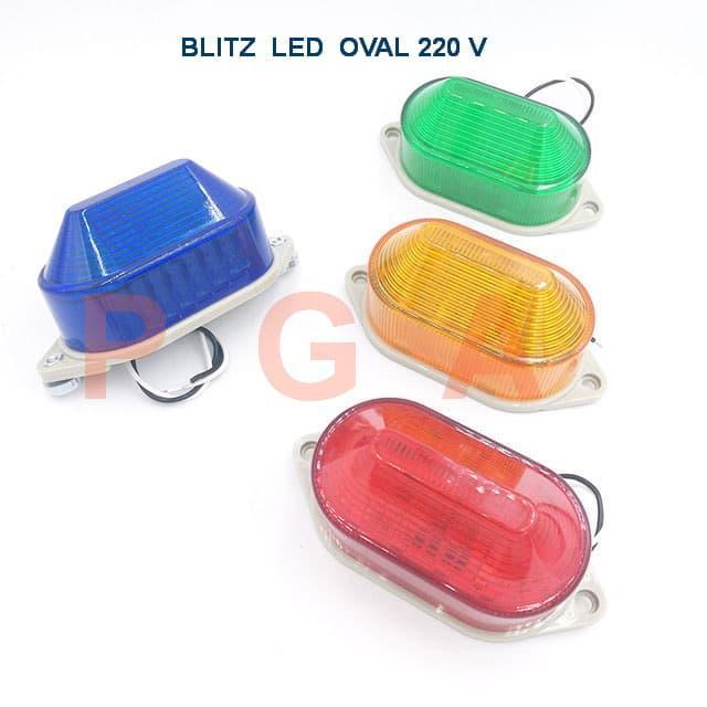 Sale Lampu Blitz Strobo LED Oval 220V