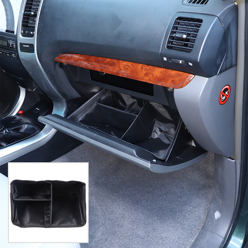 FOR TOYOTA PRADO 2003-2009 GLOVE BOX PARTITION BAG AUTO GLOVE BOX BOX PARTITION STORAGE BOX GRID BAG