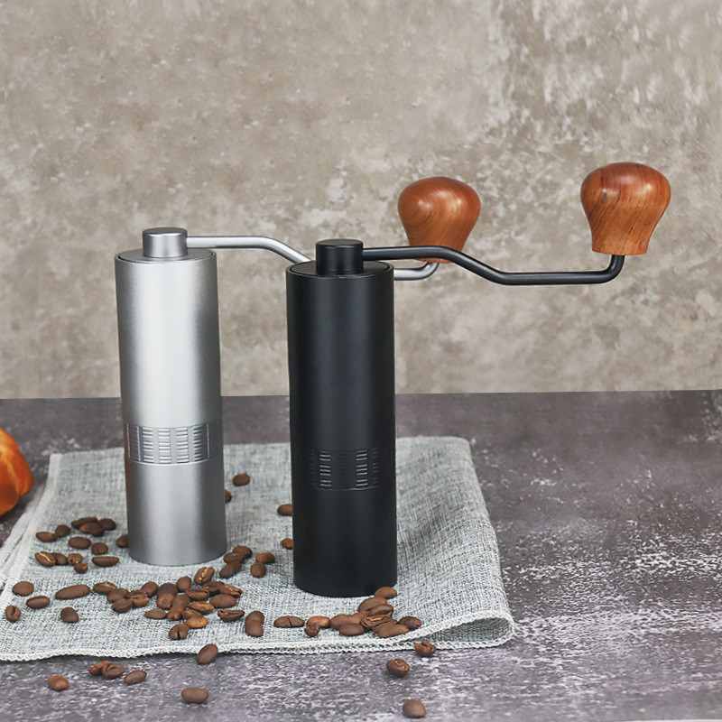 Coffee Grinder Drip Coffee Maker Coffe Bean Miller Aluminum Caffe Machine for Bean With Double Beari