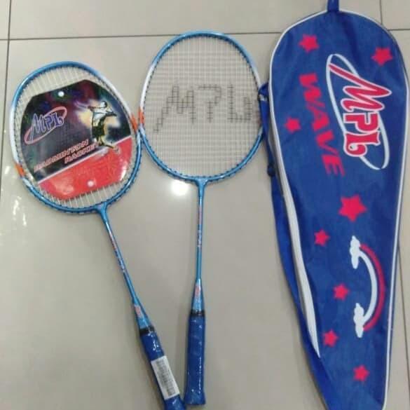 RAKET BADMINTON MPL WAVE BLUE + TALI + TAS