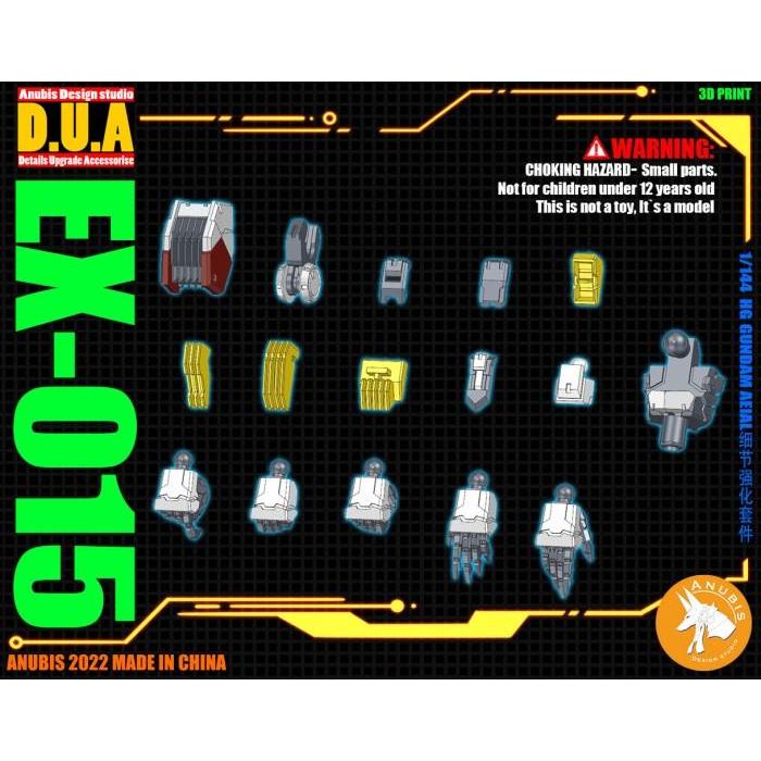 Ready READY - HG GUNDAM AERIAL EX-015 [ANUBIS 3D PRINTED]