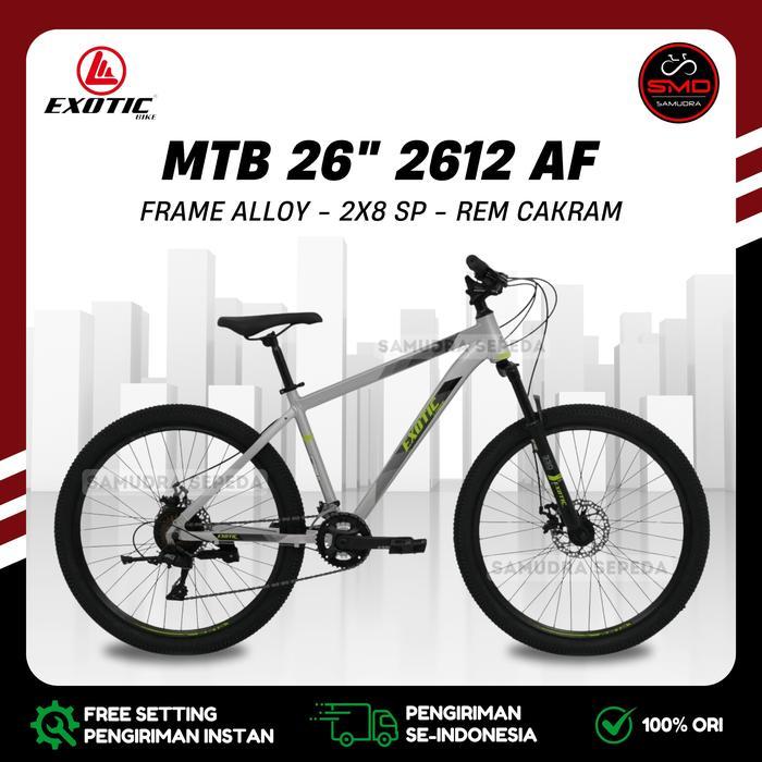 Sepeda Gunung MTB 26 // 27.5 Pacific EXOTIC 2612 AF 8x2 Speed Alumunium Alloy // BNB Prime 3x8 Speed