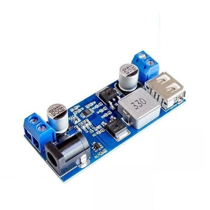 Modul Stepdown Xy-3606 Dc 9V-36V Input To Usb Jack Dc 5V 5A