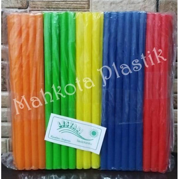Sedotan Plastik Pop Ice 9mm