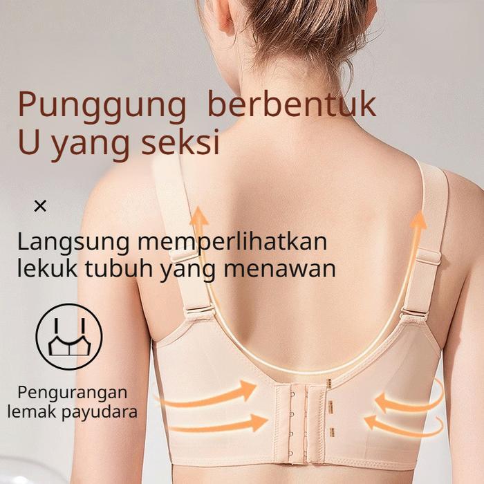 Pengiriman 24 Jam/COD[Payudara Besar Terlihat Kecil] BH Bra Anti Kendur Yang Mulus Dan Ramah Kulit