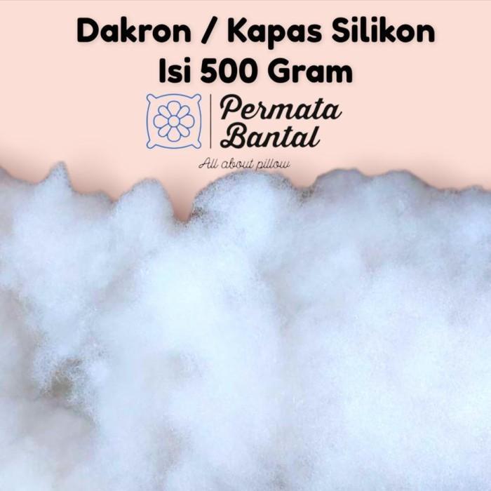 Dakron/Kapas Silikon Grade AAA HCS Isi 500Gram