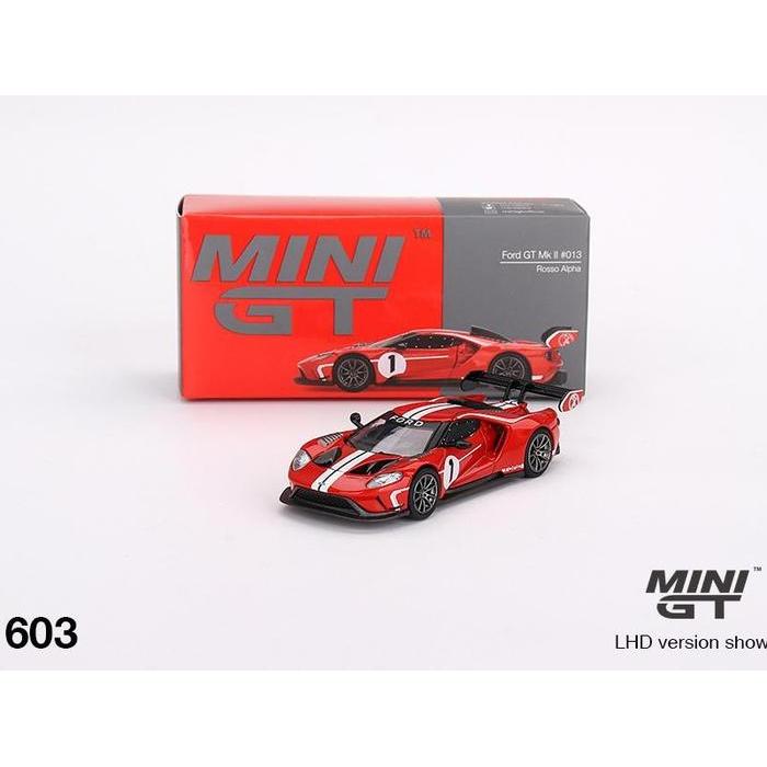 MiniGT 603 Ford GT MK II #013 Rosso Alpha Mini GT MGT Diecast