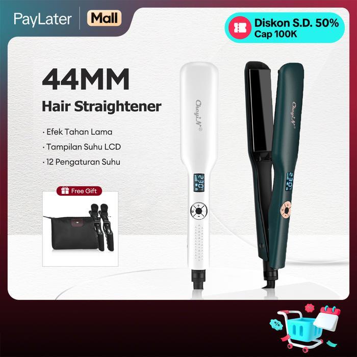 Ckeyin Dengan Layar Lcd Pengunci Cerdas Ptc 44Mm Catokan Rambut Catokan / Pengeriting Rambut Kering