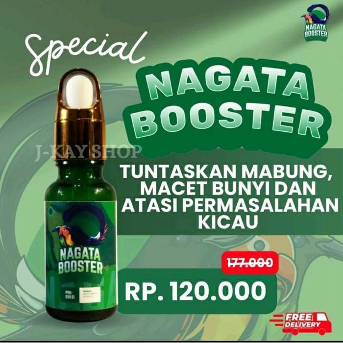 VITAMIN BURUNG NAGATA BOOSTER ORIGINAL SOLUSITEPAT ATASI BURUNG MABUNG