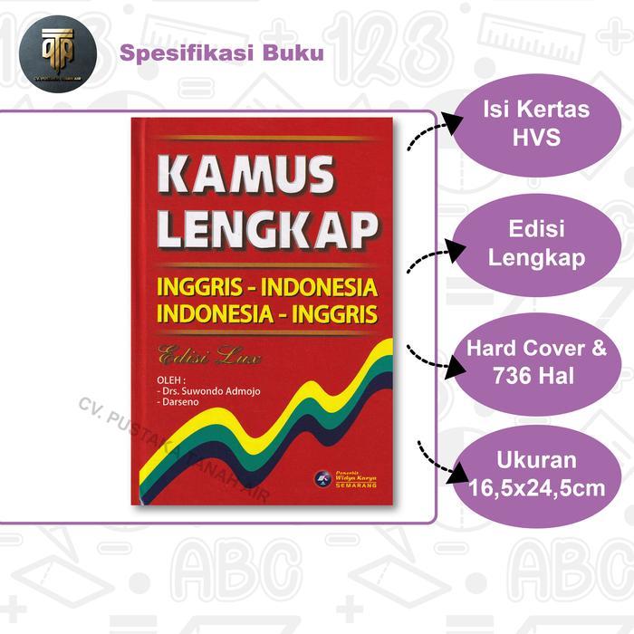 Promo Kamus Lengkap Edisi Terbaru Bahasa Inggris & Kbbi (Edisi Soft Cover Dan Hard Cover) Terlaris
