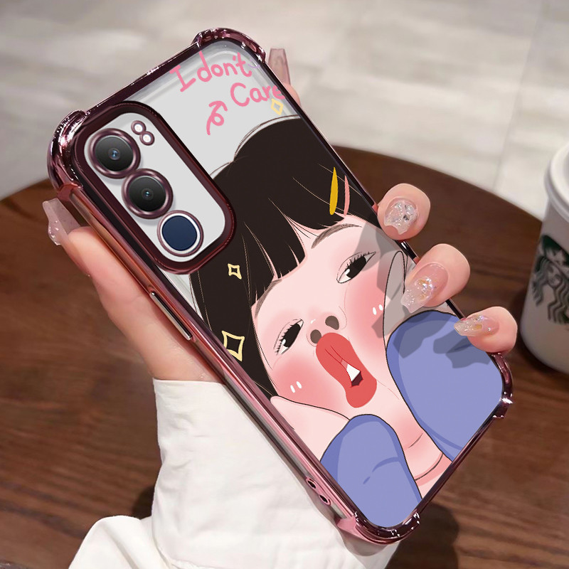 Casing Hp Untuk VIVO Y19s Y29 5G Y19s Pro Case Pasangan anak laki-laki dan perempuan kartun Kasing s