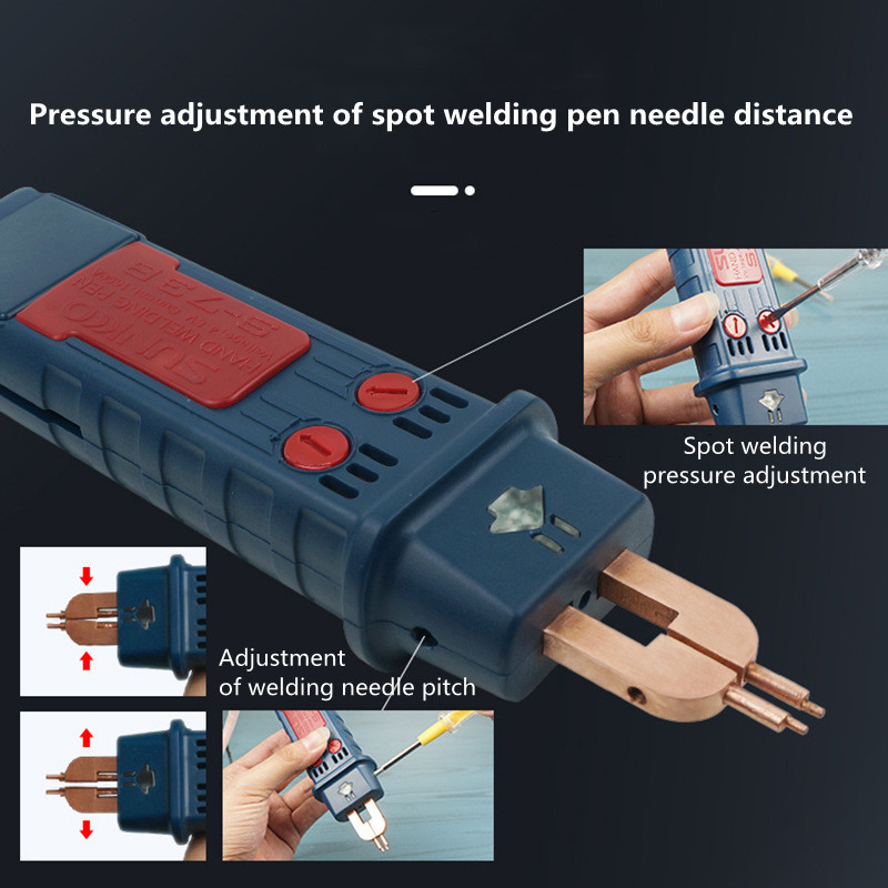 SUNKKO 73B Spot Welding Pen Spot Welder Pen for Welding Batteries Integrated Spot Welding Pen Spot