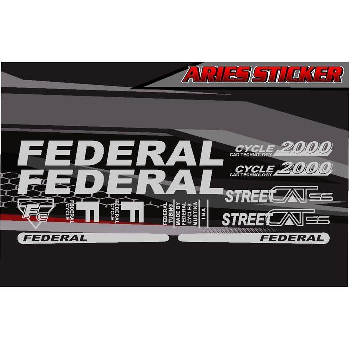 Stiker Speda Federal Fc 2000 Cutting Terlaris