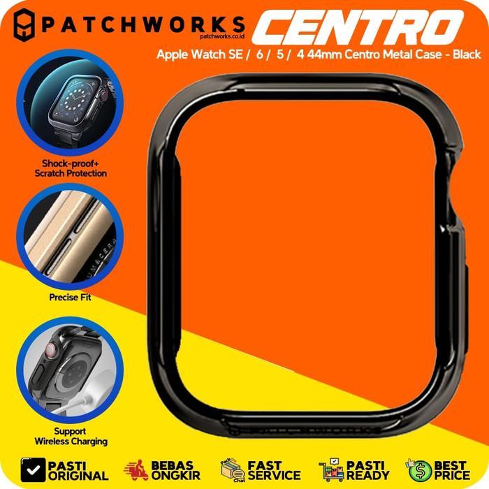 NEW PRODUK PATCHWORKS COMPATIBLE FOR APPLE WATCH SE 6 5 4 40MM CENTRO HARDCASE ANTI CRACK GOLD