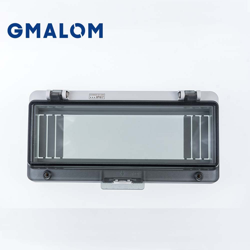ip67 waterproof box Distribution Box 2/3/4/5/6/8/10/12/13/16Ways Transparent IP67 Waterproof
