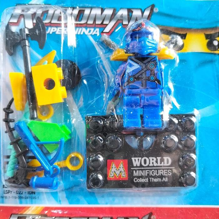mainan Lego robot rakit super ninja