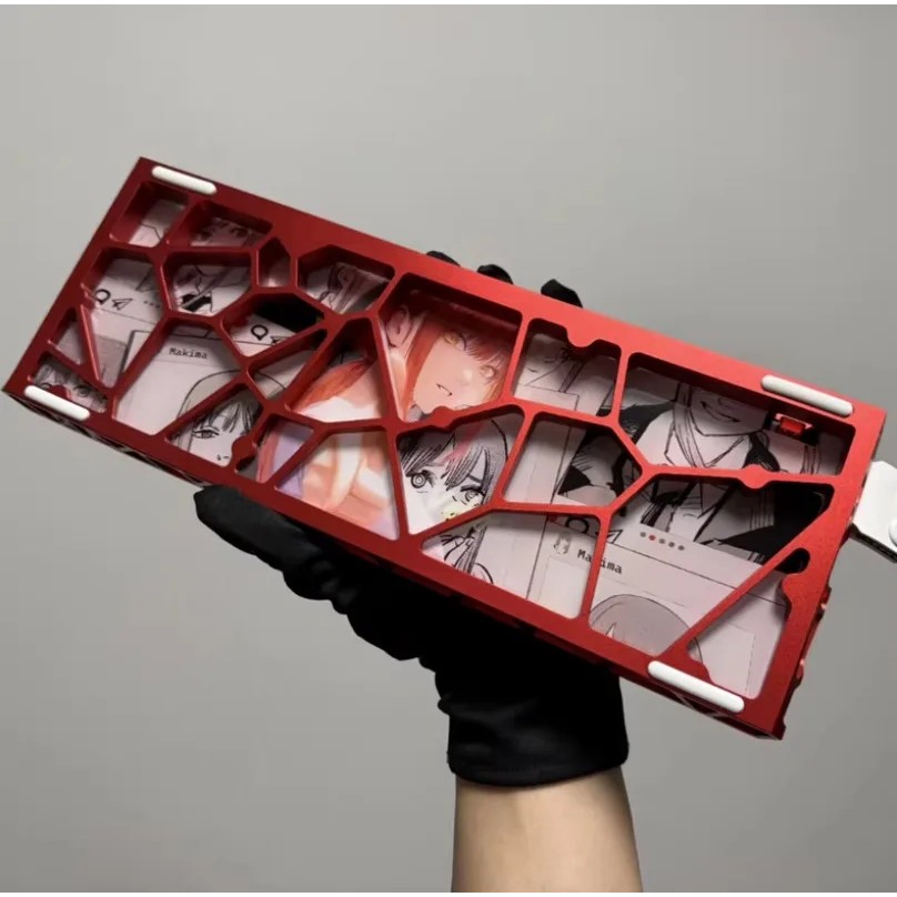 Holy60/GH60/Mad60 Keyboard Base Plate Anime Custom Acrylic Keyboard Plate Case for Wooting/rakka