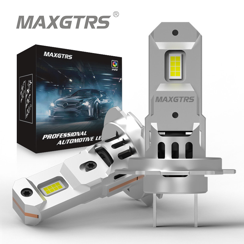 MAXGTRS Turbo H7 LED Lights 18000Lm Mini Head Lamp 7035 SMD Wireless
