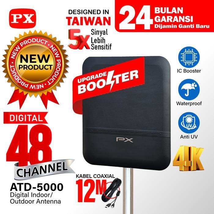 Antena TV Digital Indoor Outdoor Booster Antena TV Digital STB TV Digital Tabung Antena Digital