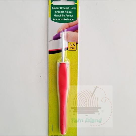 Hakpen Rajut Ukuran 3.5 mm dengan Gagang Empuk untuk Merajut Benang Halus