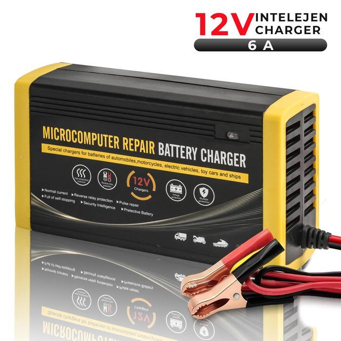 Cas Aki 12V 6A Cas Aki Mobil Motor Aki Portabel- 12V 6A
