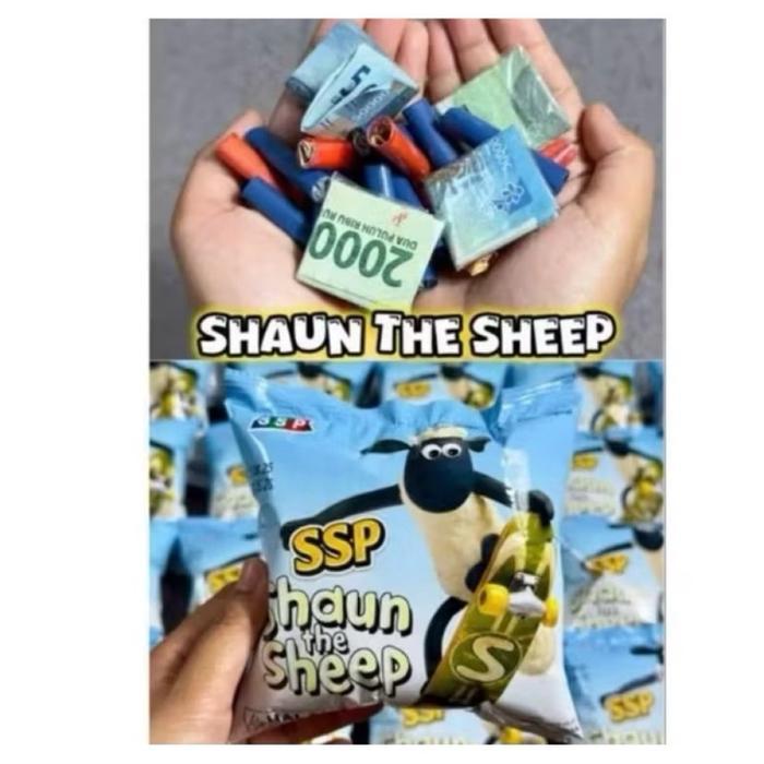 GRATIS ONGKIR SSP Snack Shaun the Sheep - Makanan Ringan Lucu dengan Desain Shaun yang Menggemaskan