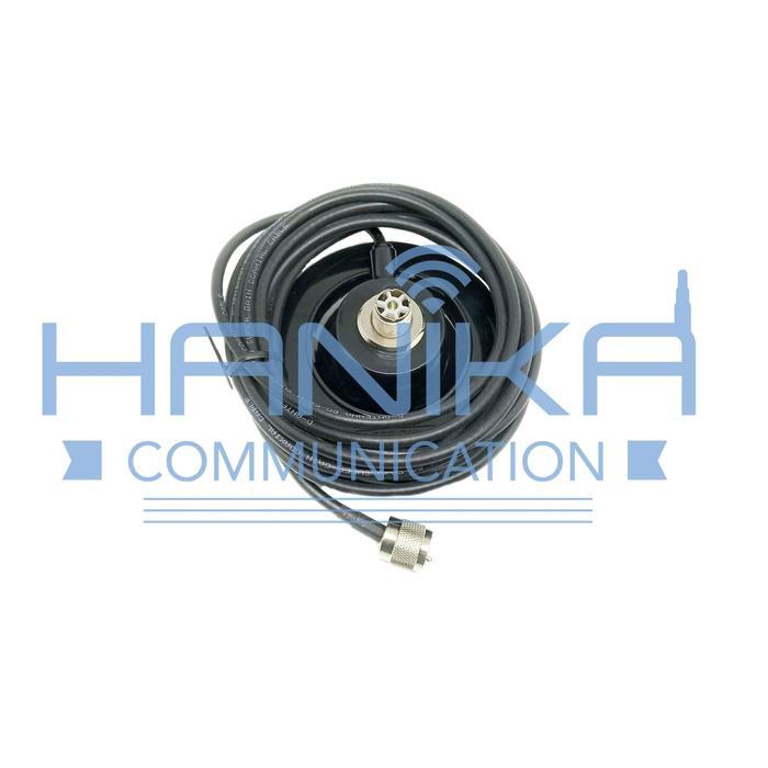 Dudukan Magnet Antena Mobil Diameter 11cm Kabel 5 Meter untuk Rig HT