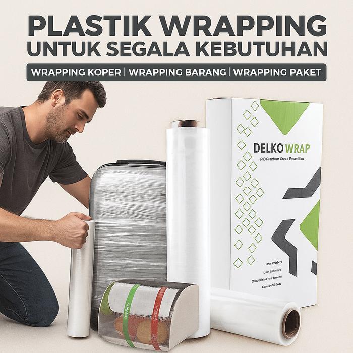 Plastik Wraping Barang Plastik Wrapping Parcel Lebaran Plastik Stretch Film Plastik Wraping Bandara