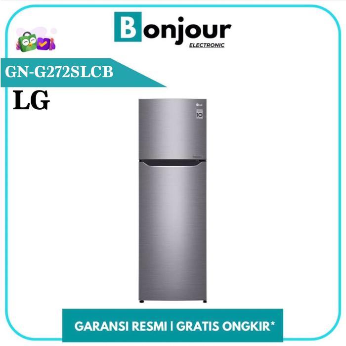 KULKAS 2 PINTU 272 LITER LG GN-G272SLCB Inverter LG GNG272SCB 272L