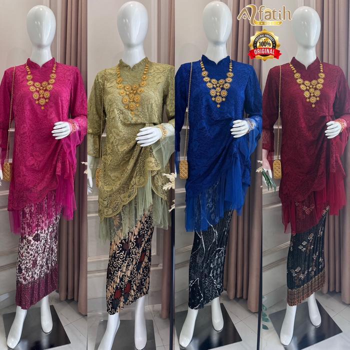 ASLI TUNIK ROSE BAJU BODO AMAKASSAR BUGIS RENDA BRUKAT MIX TUTU READY STOCK
